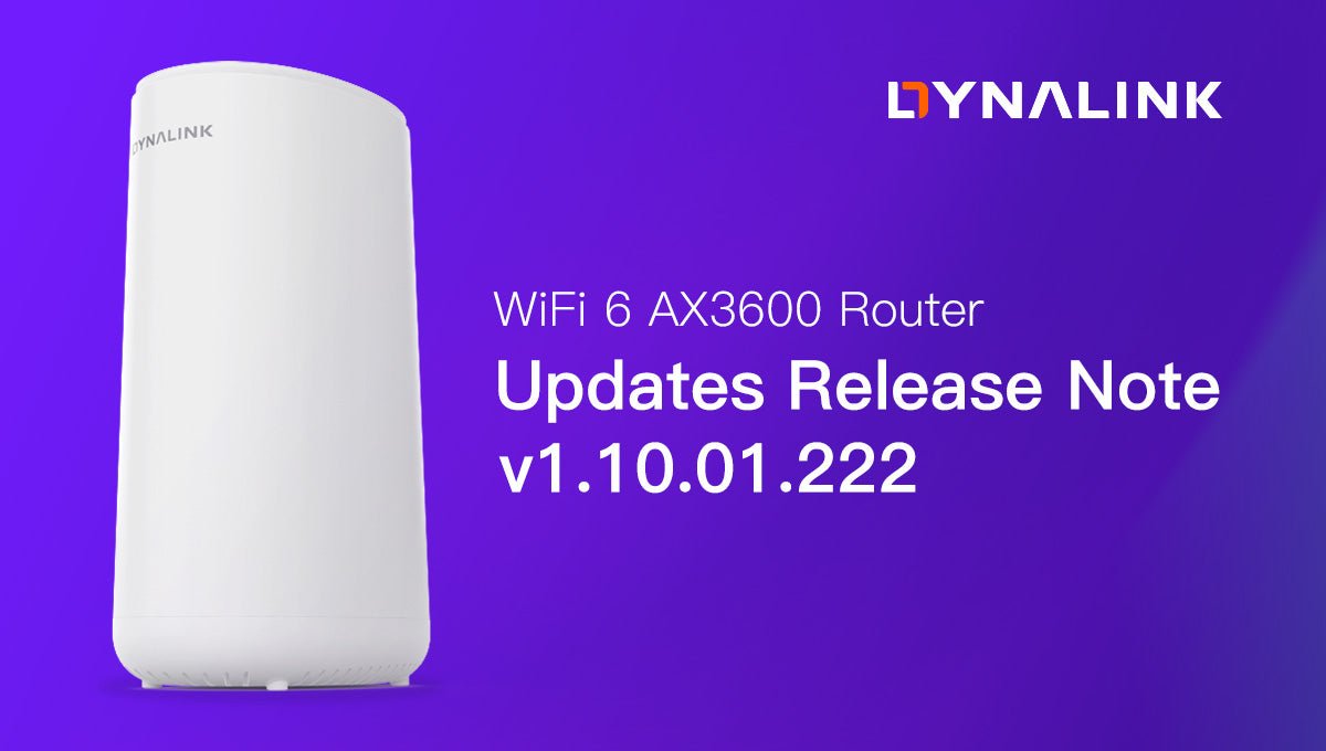 Dynalink AX3600 WiFi Router Device Firmware v1.10.01.222 Release Notes - Dynalink