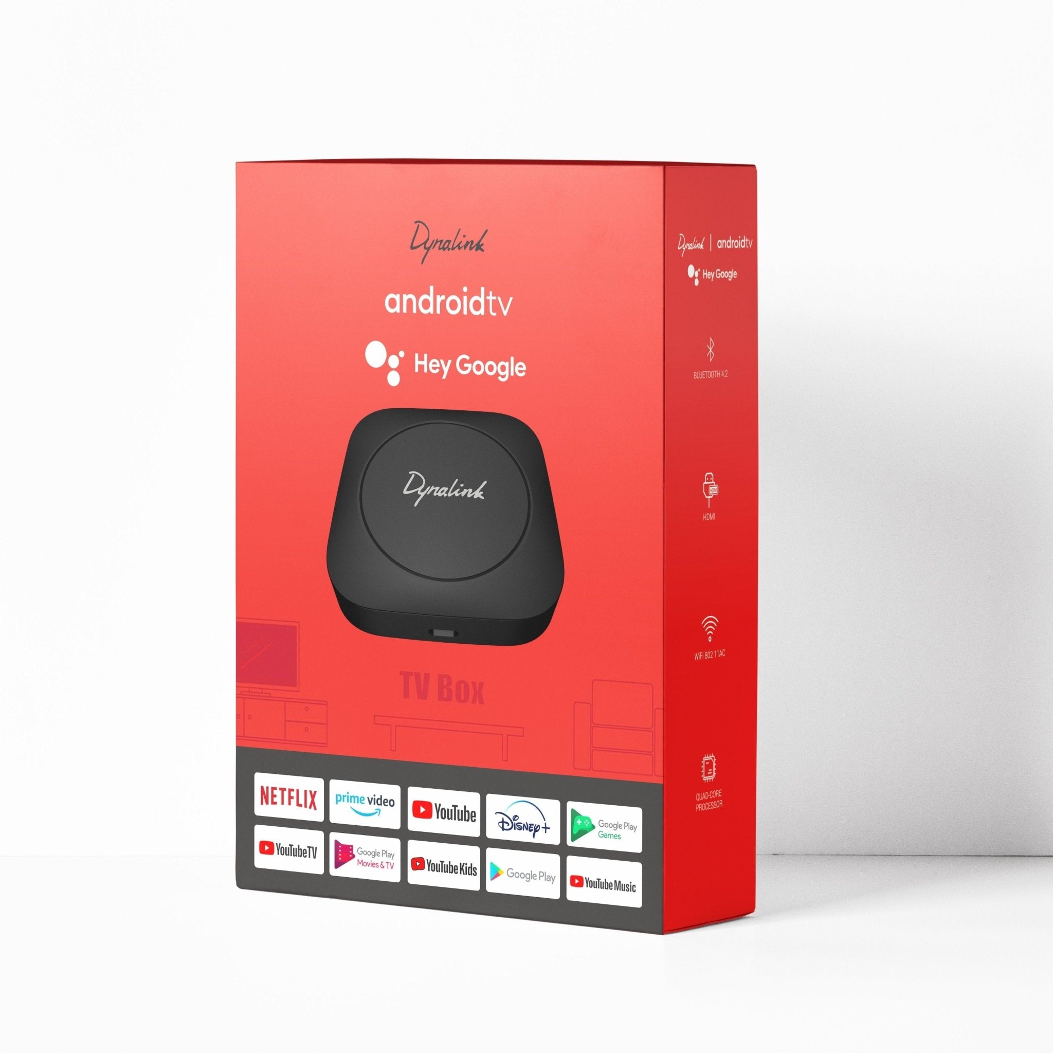 Dynalink Android TV Box, Android 10 Support 4K HDR Poland